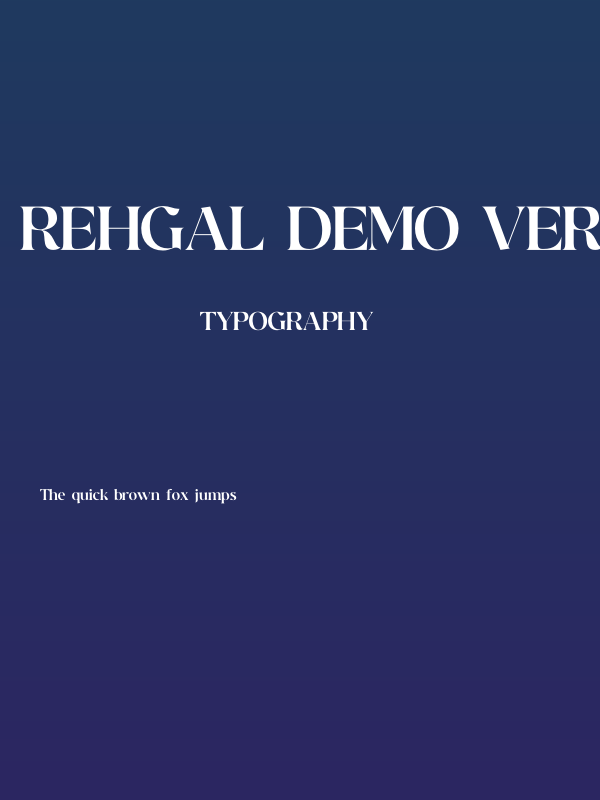 Rehgal DEMO VERSION Poster