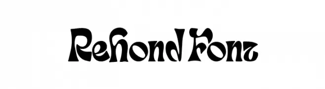Rehond Font फ़ॉन्ट