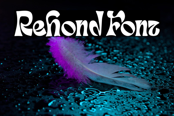 Rehond Font Example 2