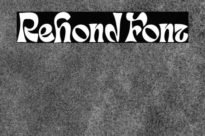 Rehond Font फ़ॉन्ट examples