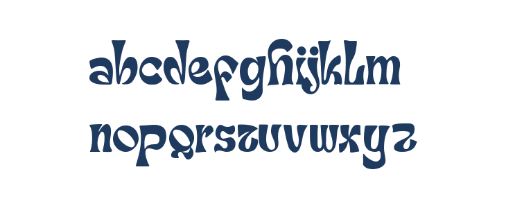 Rehond Font Lowercase