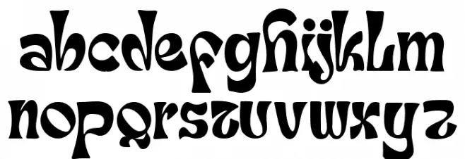 Rehond Font फ़ॉन्ट लोअरकेस