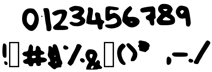 Rei_s_Handwiting_Thick Font OTHER CHARS