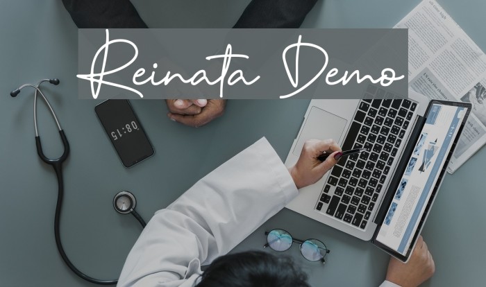 Reinata Demo Font examples