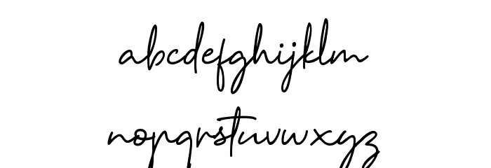 Reinata Demo Font LOWERCASE
