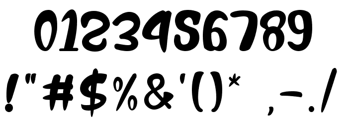 Reindeer Font OTHER CHARS