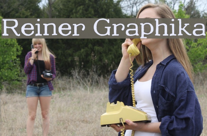 Reiner Graphika Font examples