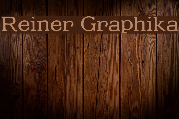 Reiner Graphika Font examples