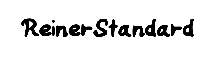 ReinerStandard  Скачать бесплатные шрифты