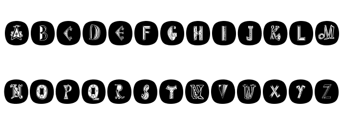 ReinersImOval Font LOWERCASE