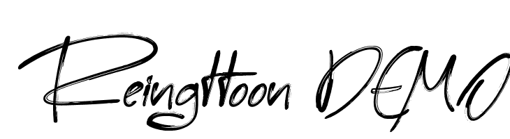 Reingttoon DEMO  Fuentes Gratis Descargar