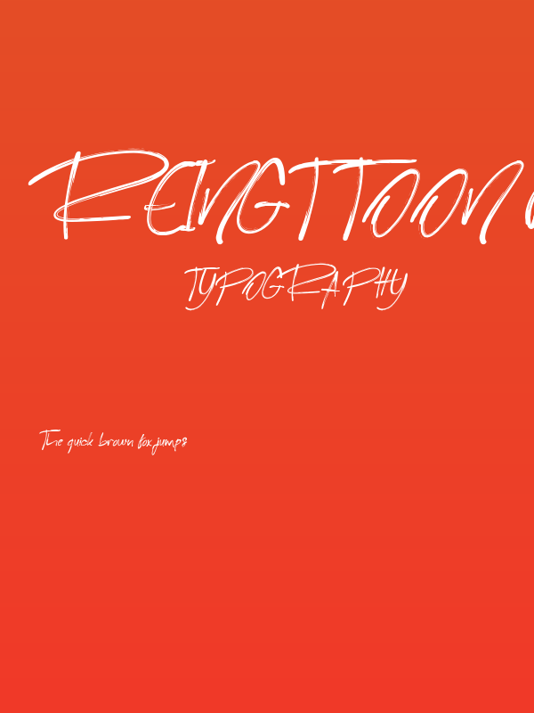 Reingttoon DEMO Poster