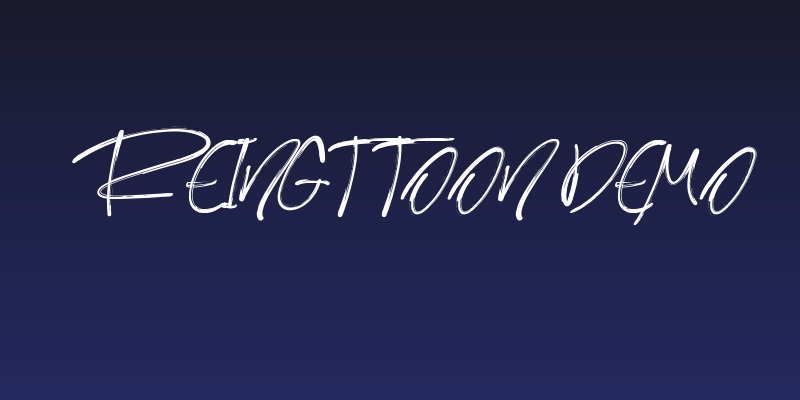 Reingttoon DEMO Social Header