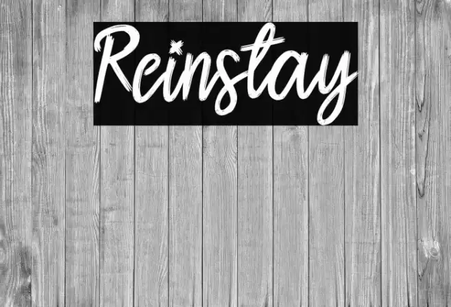 Reinstay Font examples