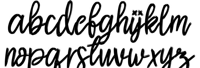 Reinstay Font LOWERCASE