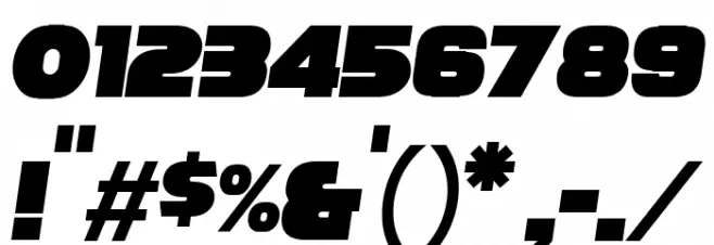 Reisenberg Italic Font OTHER CHARS