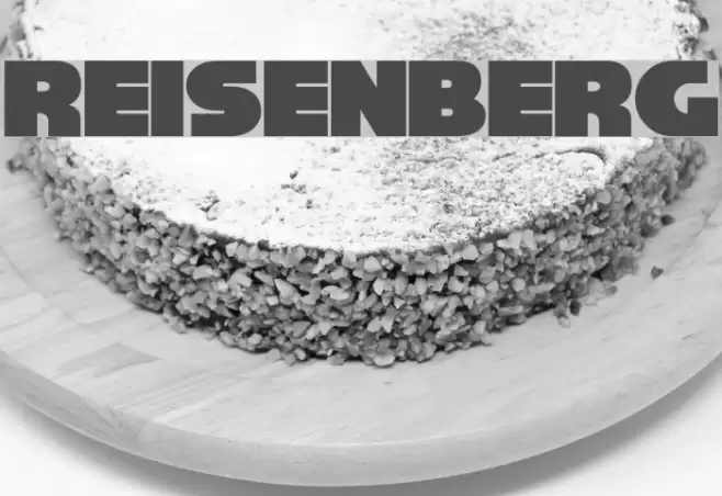 Reisenberg Font examples