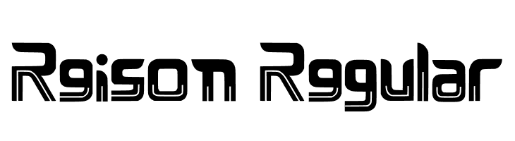 Reison Regular  font caratteri gratis