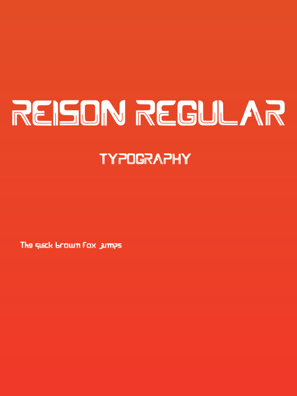 Reison Regular Poster