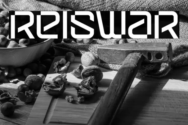 Reiswar Font examples