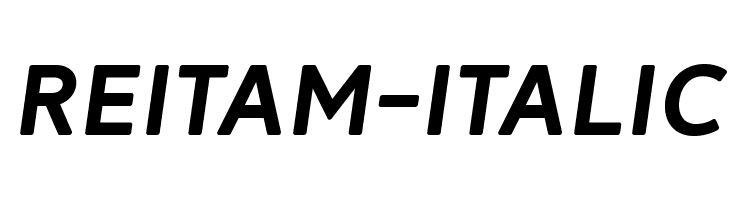 Reitam-Italic Font
