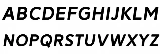 Reitam-Italic Polices MAJUSCULES