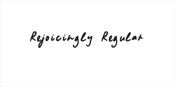 Rejoicingly Regular Logo