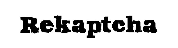 Rekaptcha Font