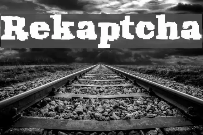 Rekaptcha Font examples