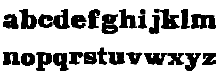 Rekaptcha Font LOWERCASE
