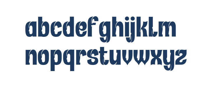 RekixBlack-Regular Lowercase