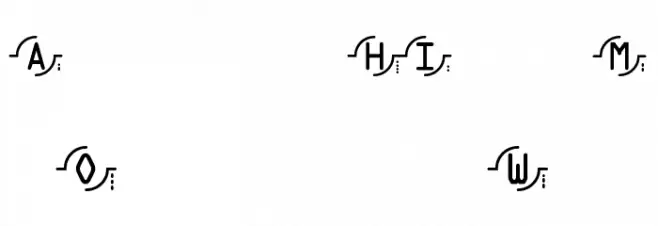 Rekkoy خط أحرف كبيرة