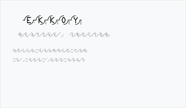 Rekkoy Business Card