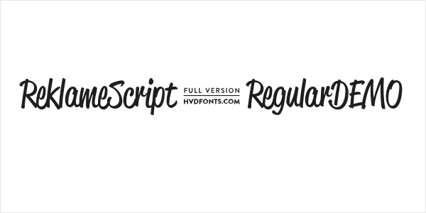 ReklameScript-RegularDEMO Logo