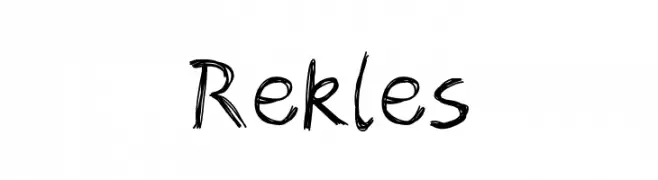 Rekles  Frei Schriftart Herunterladen