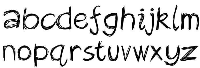 Rekles Font LOWERCASE
