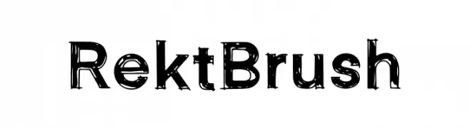 Rekt Brush  baixar fontes gratis