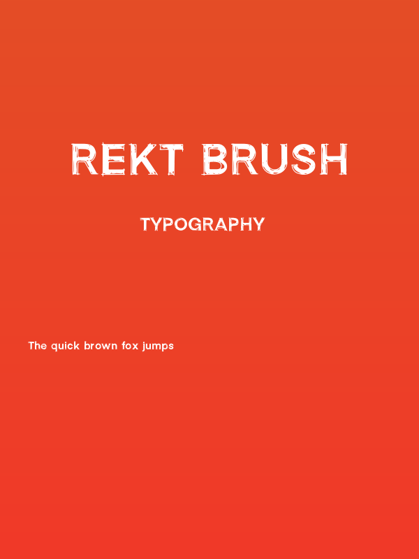 Rekt Brush Poster
