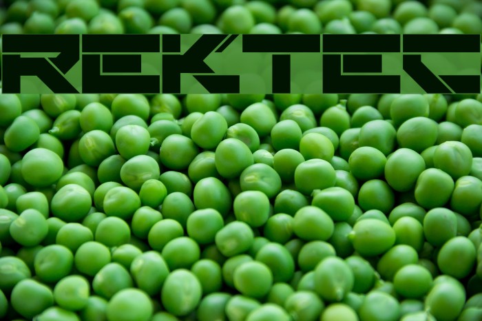 Rektec Font examples