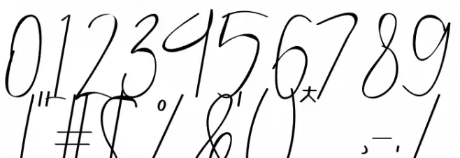 Relagon Font OTHER CHARS