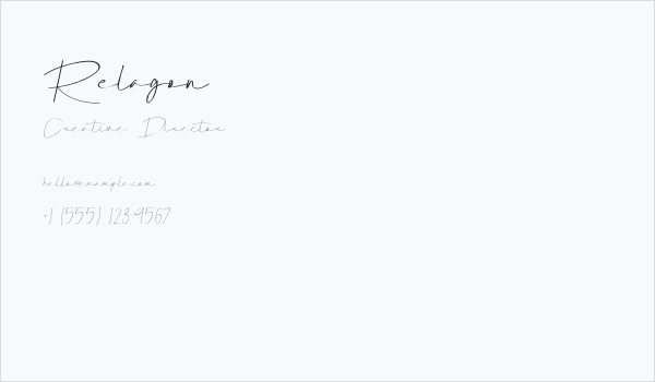 Relagon Business Card