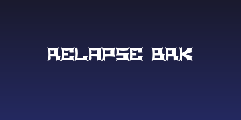 Relapse BRK Social Header