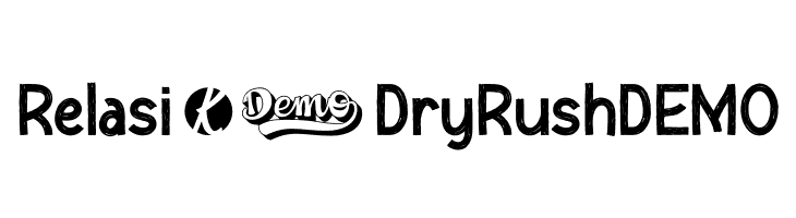 Relasi-DryRushDEMO  Descarca Fonturi Gratis