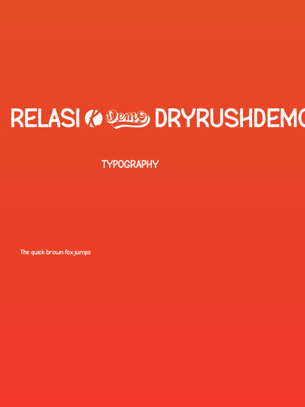 Relasi-DryRushDEMO Poster