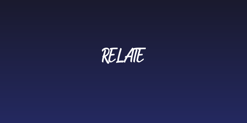 Relate Social Header