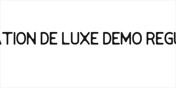 Relation De Luxe DEMO Regular Logo