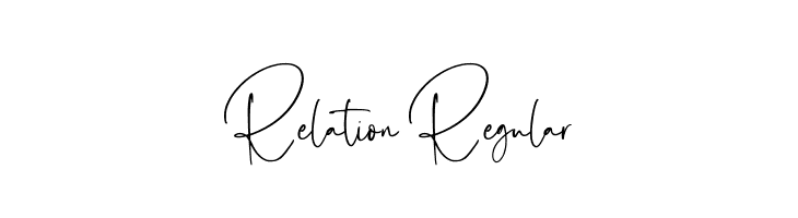 Relation Regular  font caratteri gratis