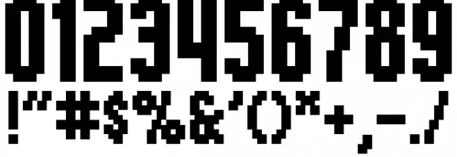 Relativity Short Font OTHER CHARS