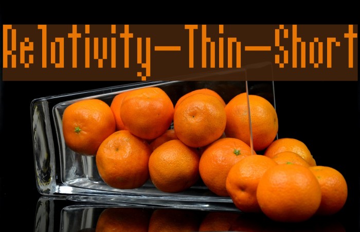 Relativity-Thin-Short Font examples