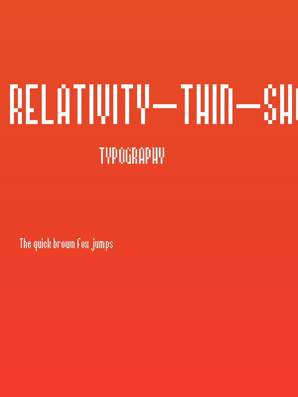Relativity-Thin-Short Poster